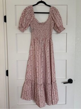 Hill House Louisa Nap Dress - Small NWT Emma Ikat Stripe